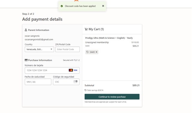 Prodigy Promo Codes (1 Verified) - 25% Off w/Code May 2025