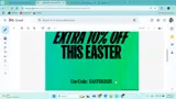 EASTER2025 coupon verification screenshot