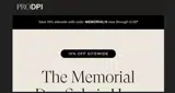 memorial15 coupon verification screenshot