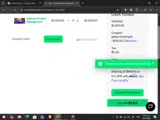 GETPMTRAINING10 coupon verification screenshot