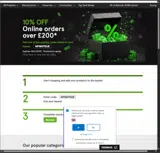 Pro-Elec by Farnell coupon verification screenshot