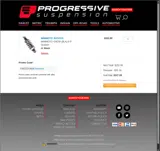 Progressive Suspension coupon verification screenshot