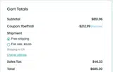 Project Amino coupon verification screenshot