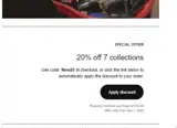 New20 coupon verification screenshot