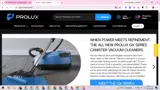 Prolux Cleaners coupon verification screenshot