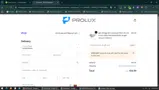 Prolux Cleaners coupon verification screenshot