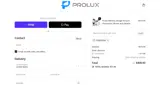 Prolux Cleaners coupon verification screenshot