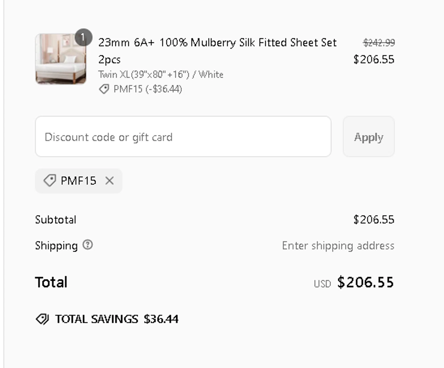 Promeed promo code screenshot showing code Pmf15 applied at Promeed checkout page. Uploaded by SimplyCodes community member Netheryno on Mar 5, 2025