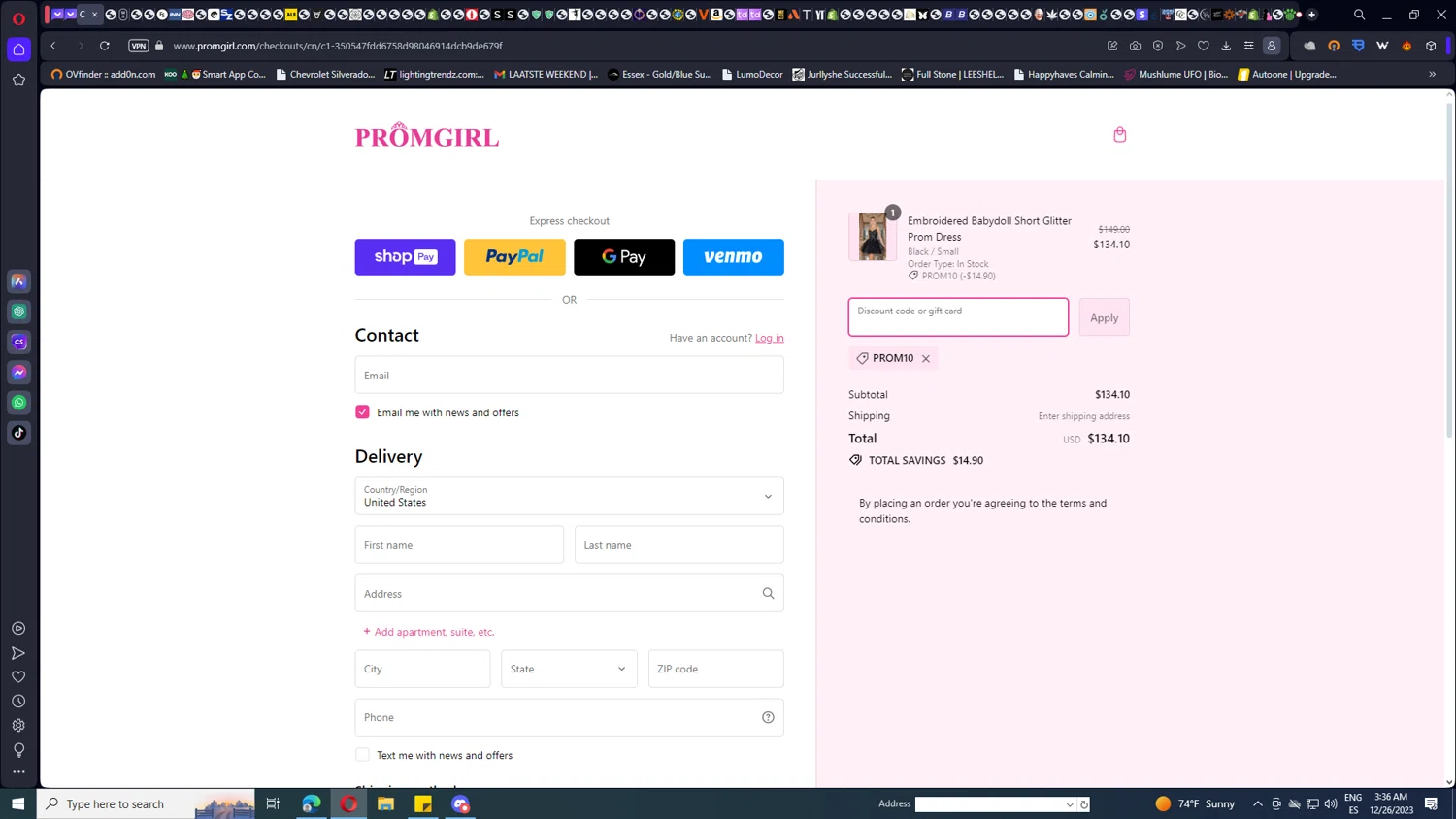 PromGirl Promo Codes 10 Off January 2024