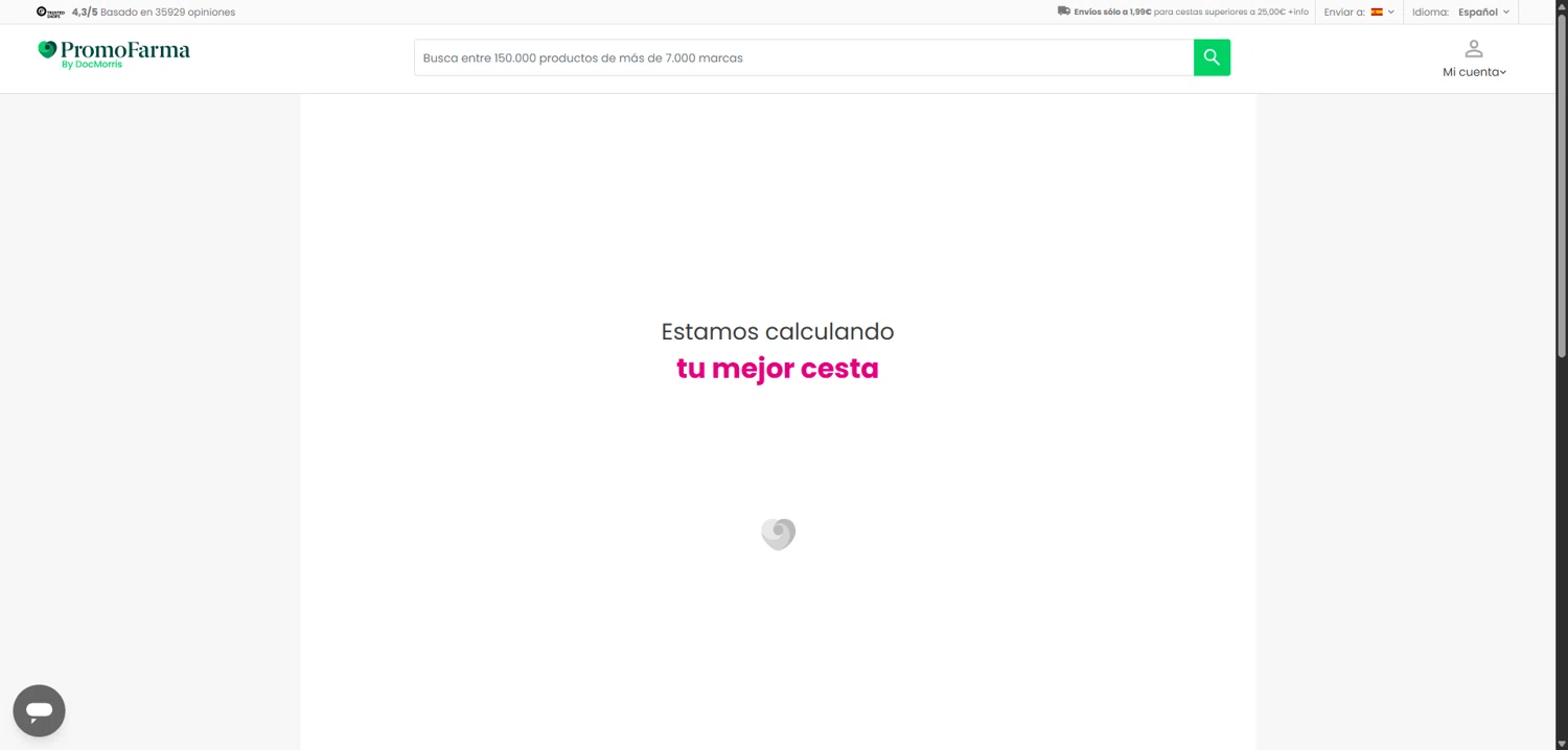 PromoFarma.com promo code screenshot showing code PROMOBF5 applied at PromoFarma.com checkout page. Uploaded by SimplyCodes community member MagnificentEagle1411 on Dec 17, 2025