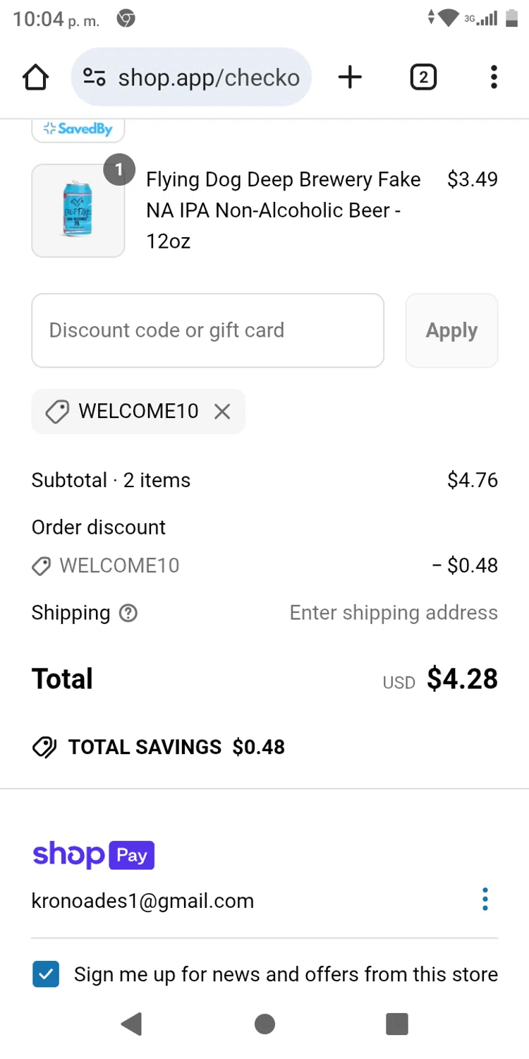 Proof No More promo code screenshot showing code WELCOME10 applied at Proof No More checkout page. Uploaded by SimplyCodes community member franksanchez on Jun 18, 2025