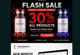Pro Research Peptide coupon verification screenshot