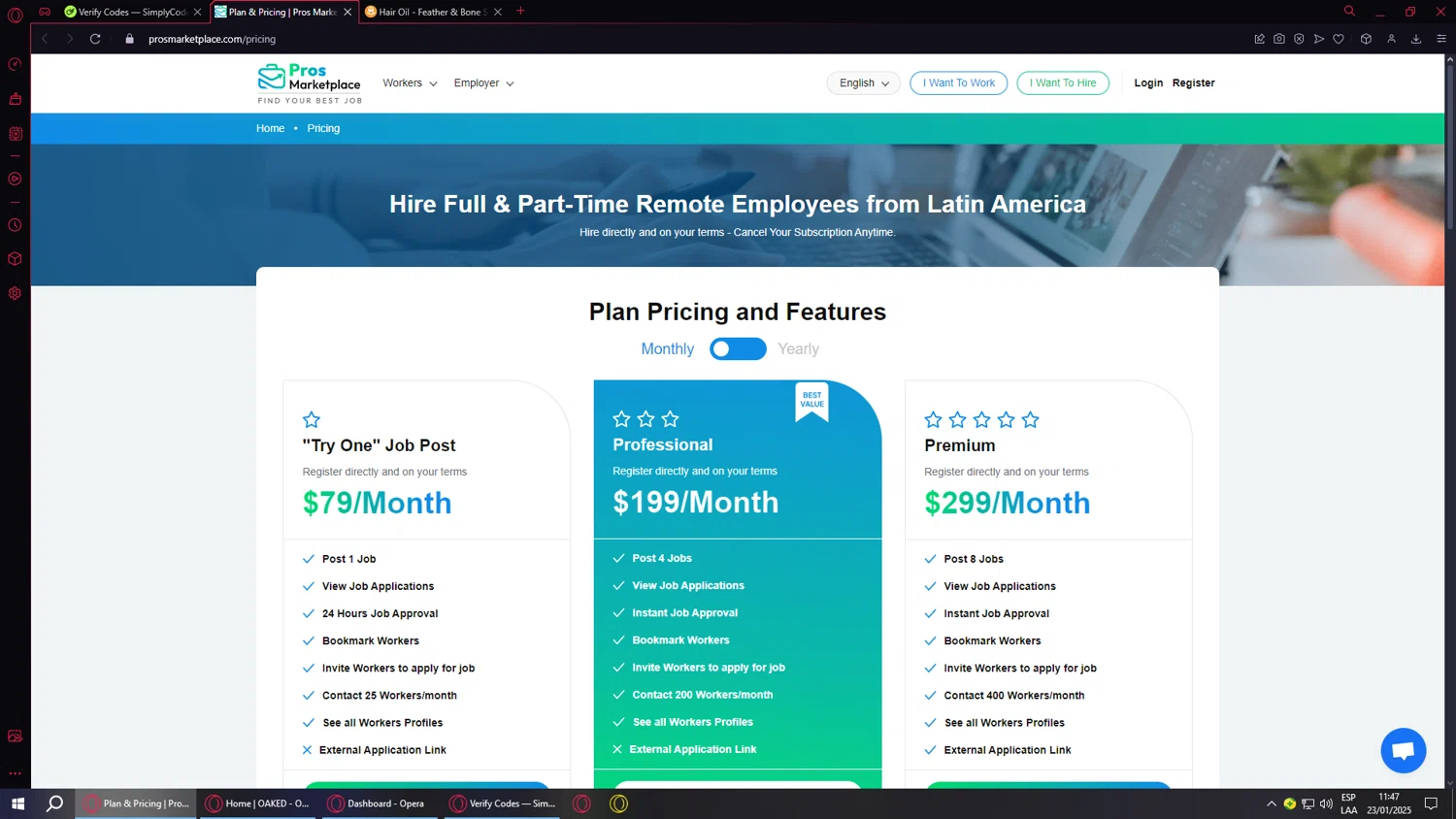 Pros Marketplace promo code screenshot showing code CREEPY10 applied at Pros Marketplace checkout page. Uploaded by SimplyCodes community member ValueWarden4201 on Jan 23, 2025