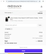 EMFPRO coupon verification screenshot
