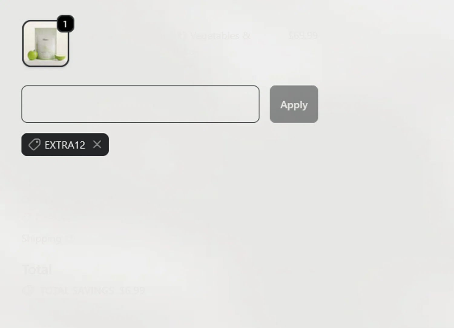 Protein.com discount code screenshot showing code EXTRA12 applied at Protein.com checkout page. Uploaded by SimplyCodes community member xocelot44x on Oct 22, 2025
