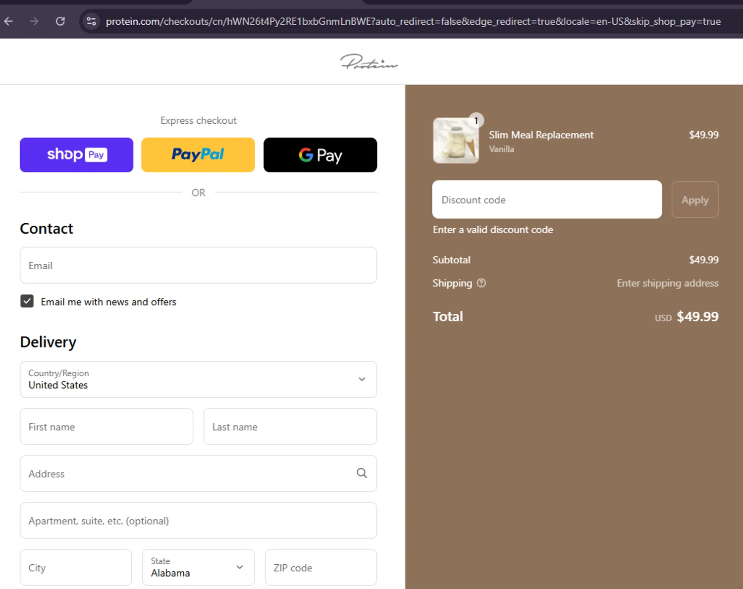 Protein.com discount code screenshot showing code SUMMER applied at Protein.com checkout page. Uploaded by SimplyCodes community member MoneySage8222 on Aug 22, 2025