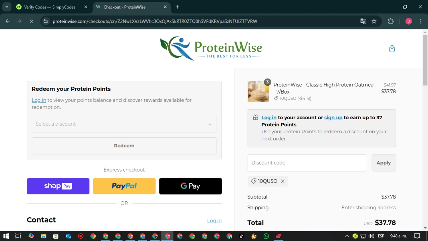 how to use Proteinwise coupons