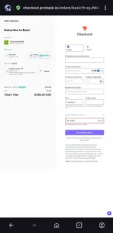 ProtoPie coupon verification screenshot