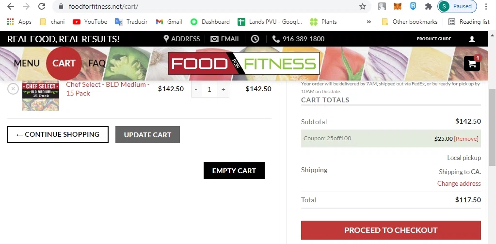 how to use Food For Fitness coupons