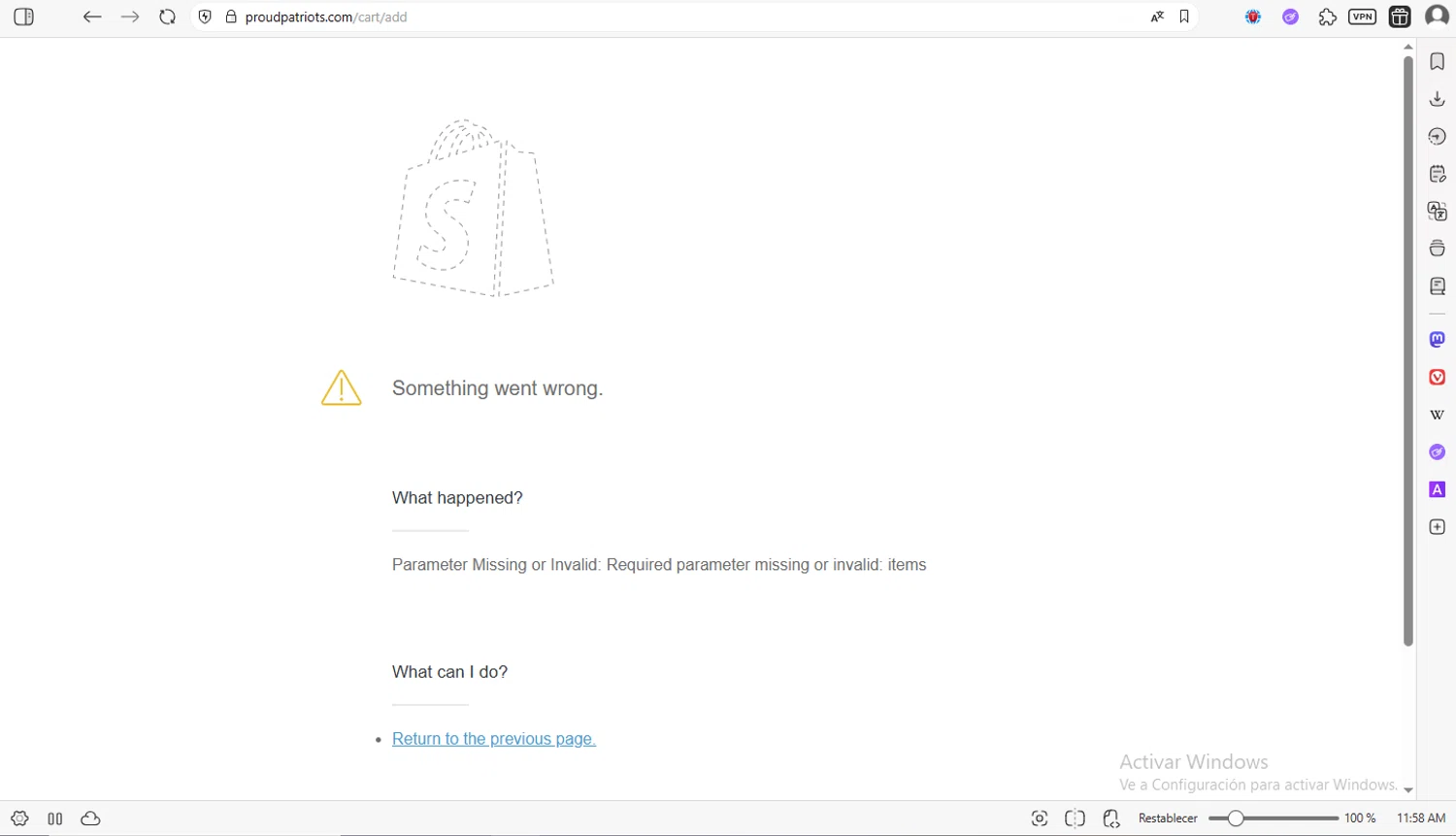 Proud Patriots discount code screenshot showing code SHARON applied at Proud Patriots checkout page. Uploaded by SimplyCodes community member luissilva2 on Dec 18, 2025