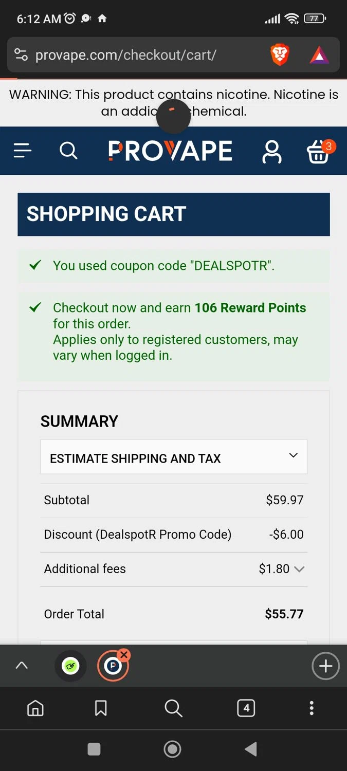 Free Shipping ProVape Website Re-Launch