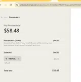 10BACK coupon verification screenshot