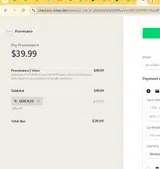 QUICK20 coupon verification screenshot