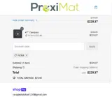 FIORA coupon verification screenshot