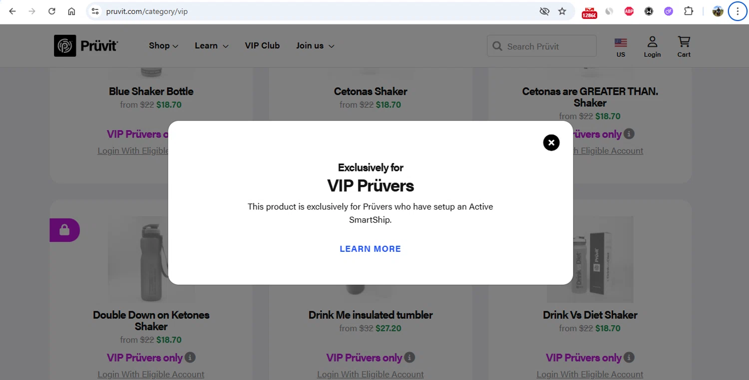 Prüvit promo code screenshot showing code SAVE15 applied at Prüvit checkout page. Uploaded by SimplyCodes community member gonzalodamole on Feb 15, 2025