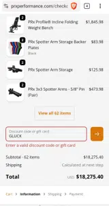 GLUCK coupon verification screenshot