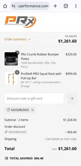 KAYDIRUNS5 coupon verification screenshot