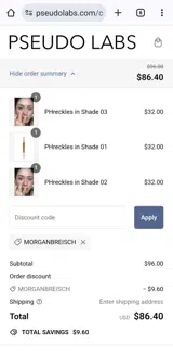 MORGANBREISCH coupon verification screenshot