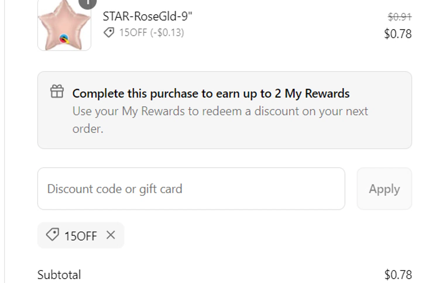 PS Helium discount code screenshot showing code 15OFF applied at PS Helium checkout page. Uploaded by SimplyCodes community member Sova_Valorant on Mar 11, 2025