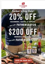 FATHERSDAY20 coupon verification screenshot