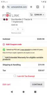 review10 coupon verification screenshot