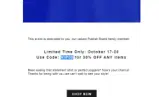 VIP30 coupon verification screenshot