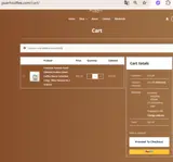 material coupon verification screenshot
