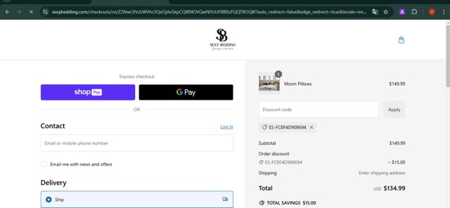 Puffco checkout page showing Puffco discount code box | Screenshot taken by SimplyCodes community member on Jan 24, 2025