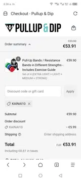 Kainai10 coupon verification screenshot