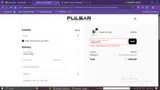 Pulsar Vaporizers coupon verification screenshot