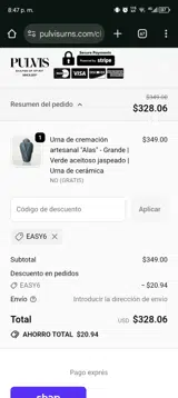 EASY6 coupon verification screenshot