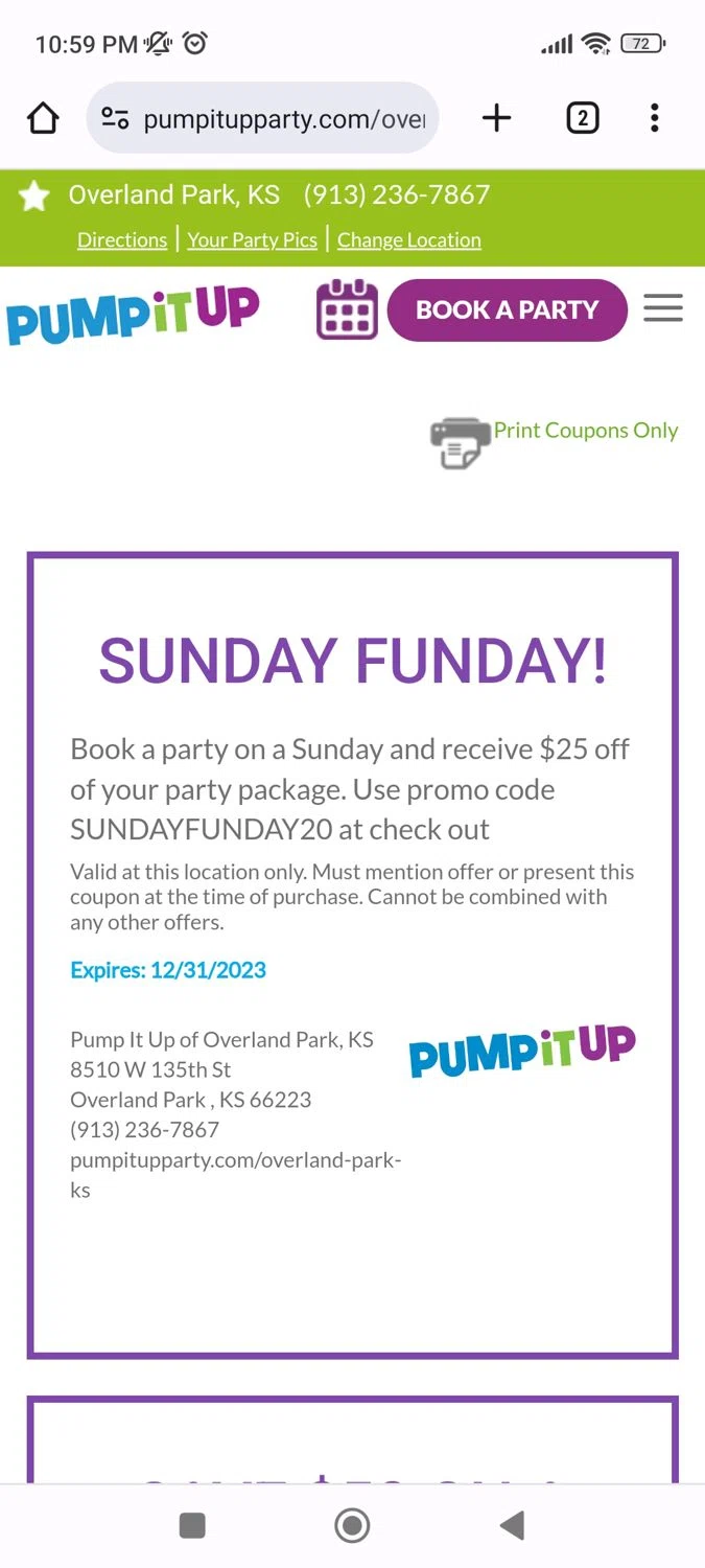 Pump It Up Promo Codes 50 Off September 2024