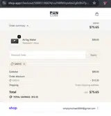 SAD15 coupon verification screenshot