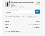 blackfriday coupon verification screenshot