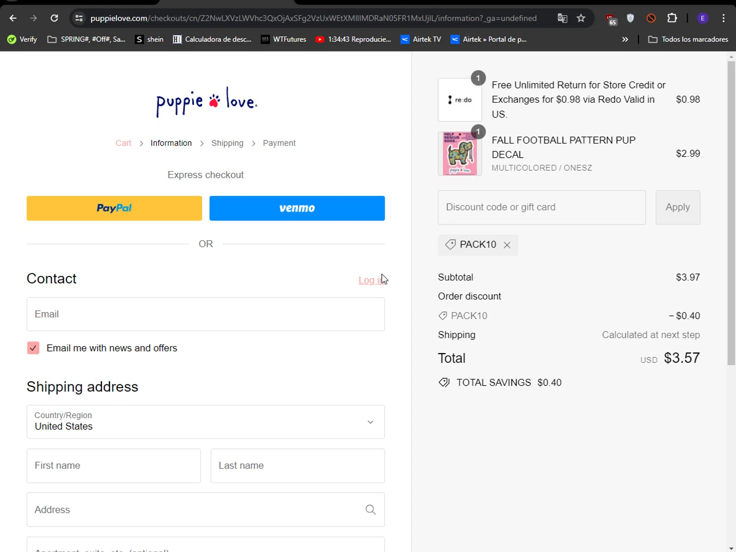 Puppie Love Promo Codes 15 Off May 2024