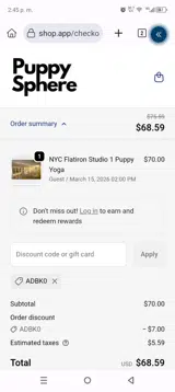 ADBK0 coupon verification screenshot
