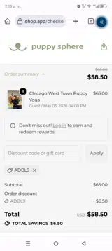 ADBL9 coupon verification screenshot