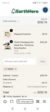 ADBK6 coupon verification screenshot