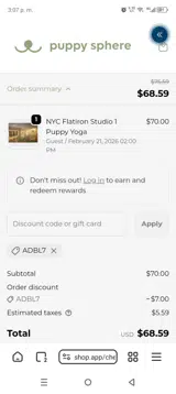 ADBL7 coupon verification screenshot