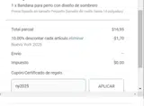 PupRWear coupon verification screenshot